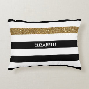 Almofada Decorativa Glitz e nome Dourados FAUX