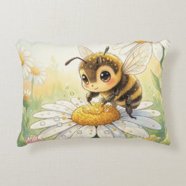 Almofada Decorativa Golden Bumblebee in Bloom Dance
