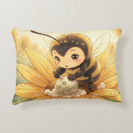 Almofada Decorativa Golden Bumblebee in Bloom Dance.8