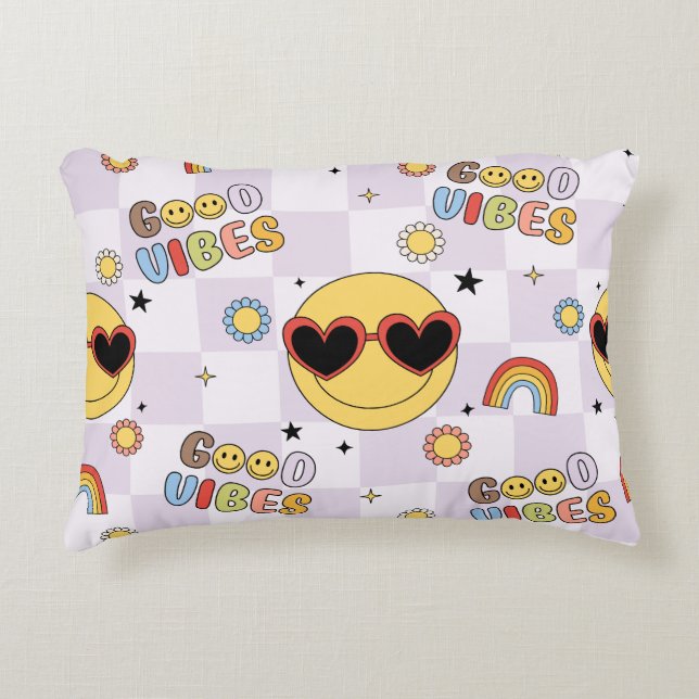 Almofada Decorativa Good Vibes Only (Frente)
