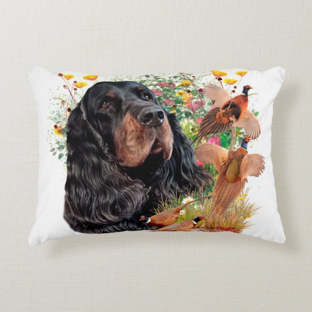 Almofada Decorativa Gordon Setter  (Frente)
