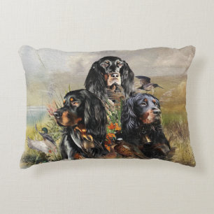 Almofada Decorativa Gordon Setters , Paixão por Aves , Arte