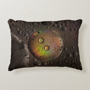 Almofada Decorativa Gotas de água no painel de vidro
