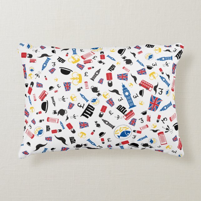 Almofada Decorativa Grâ Bretanha real (Frente)