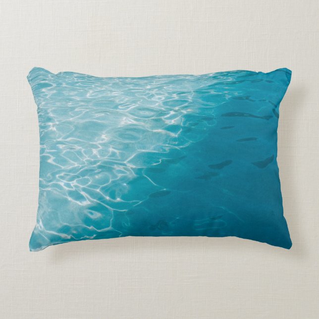 Almofada Decorativa Gradiente azul (Frente)