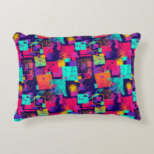 Graffiti print teen abstract pixel art pattern