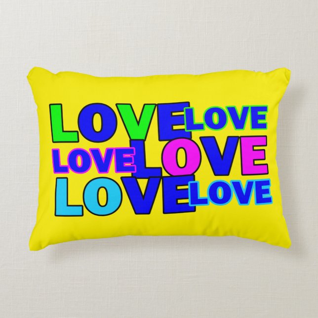 Almofada Decorativa Grande Travesseiro de Ênfase Bunch O' Bliss (Frente)