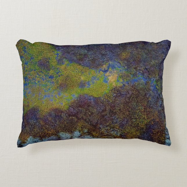 Almofada Decorativa Green, blue, and brown mat (Frente)