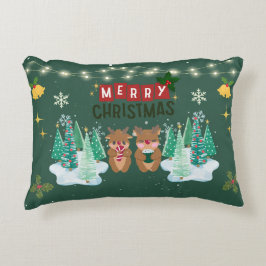 Almofada Decorativa Green Magic Christmas Pillow