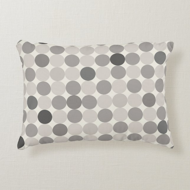 Almofada Decorativa Grey Scandinavian Geometric Accent Pillow (Frente)