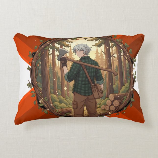 Almofada Decorativa Guardião da Floresta Anime (Frente)