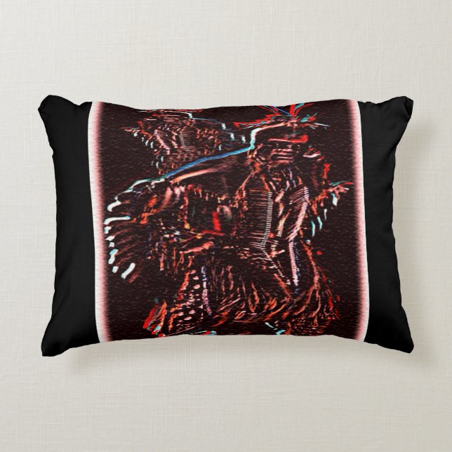 Almofada Decorativa "Guerreiros Dançantes" (Frente)