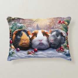 Almofada Decorativa Guiné Pigs Winter Wonderland