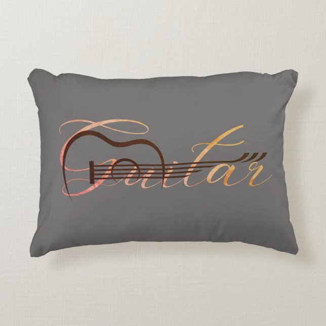 ALMOFADA DECORATIVA GUITAR (Frente)