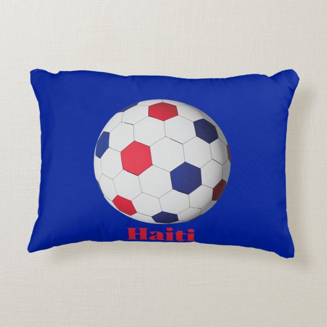 Almofada Decorativa Haiti Soccer (Verso)