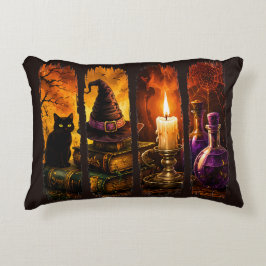 Almofada Decorativa Halloween Assustador, Decoração de Bruxa