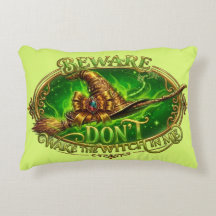 Halloween Hexen Spruch Kuschelige Dekokissen