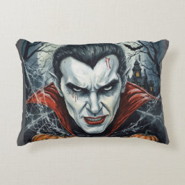Almofada Decorativa Halloween, Vampiro Sedento, Campo de Abóboras