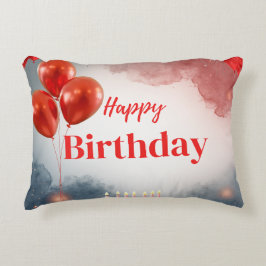 Almofada Decorativa Happy Birthday Celebration Pillow