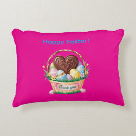 Almofada Decorativa Happy Easter! Thank you! Pillow