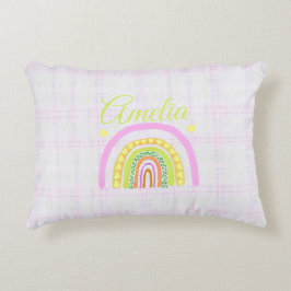 Almofada Decorativa Happy Rainbow 'Now That You're In The World'