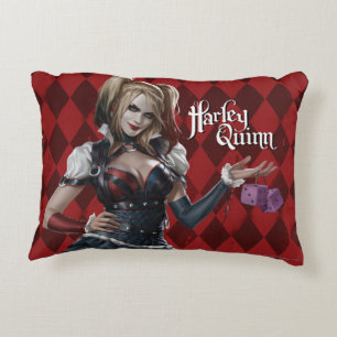 Almofada Decorativa Harley Quinn Com Felpudo