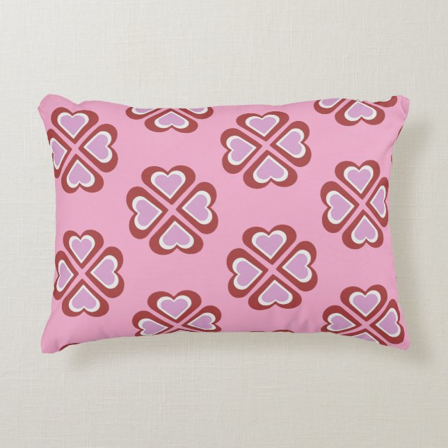 Almofada Decorativa Hearts pattern (Frente)