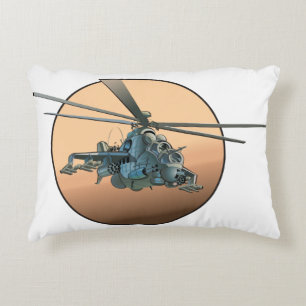 Almofada Decorativa helicóptero de animação