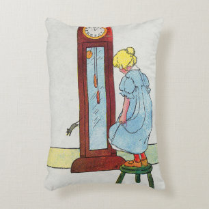 Almofada Decorativa Hickory, Dickory, Mãe Dock Goose Nursery Rhyme