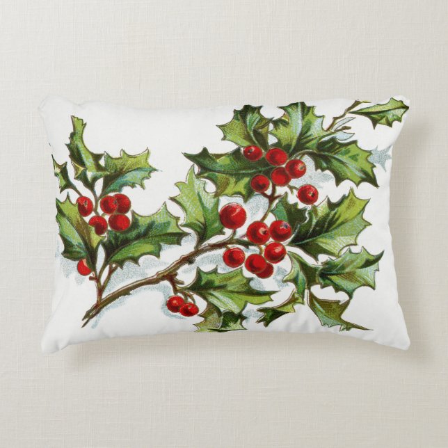 Almofada Decorativa Holly Berries 001 (Frente)