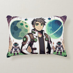 Almofada Decorativa Homem Futurístico
