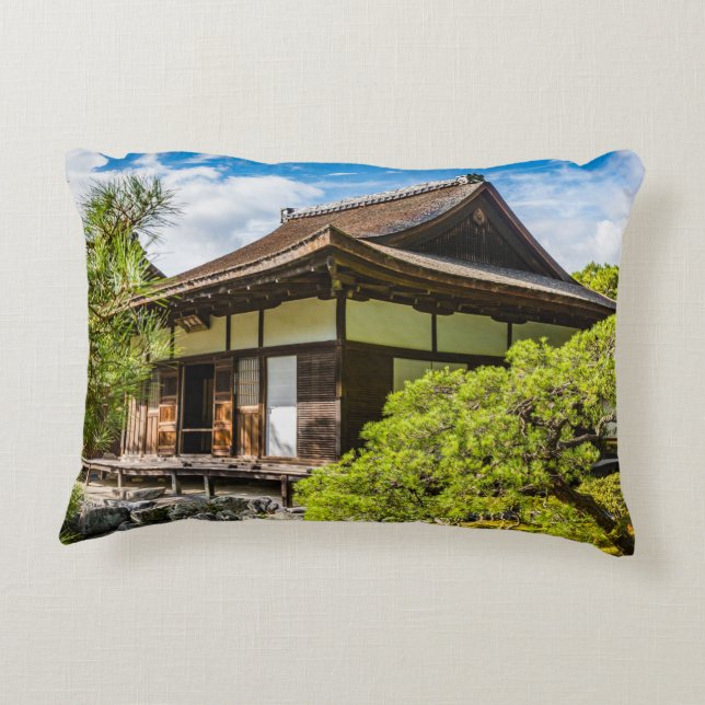 Almofada Decorativa Hondo ou salão principal em Ginkaku-Ji, Quioto (Verso)