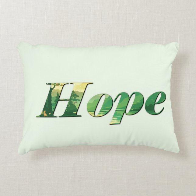 Almofada Decorativa Hope. (Frente)