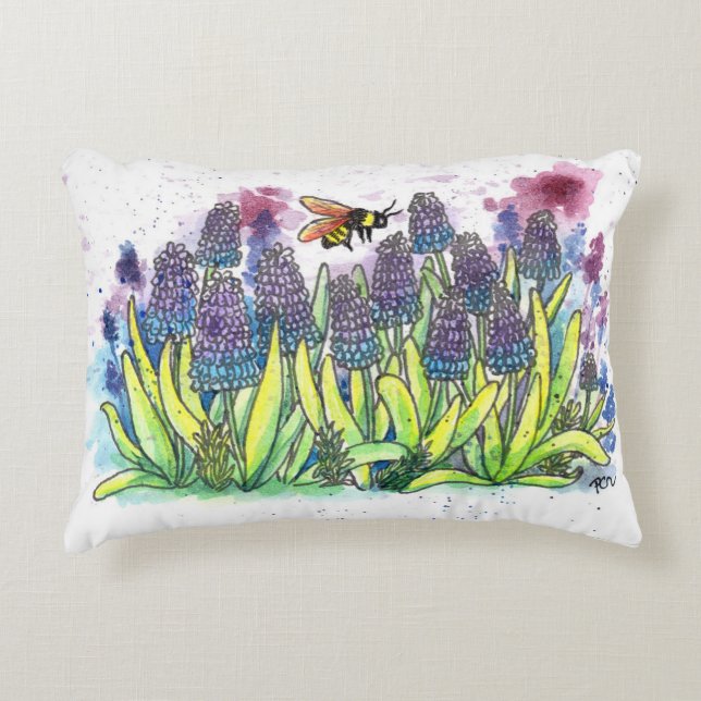 Almofada Decorativa Hyacinth Grape (Frente)