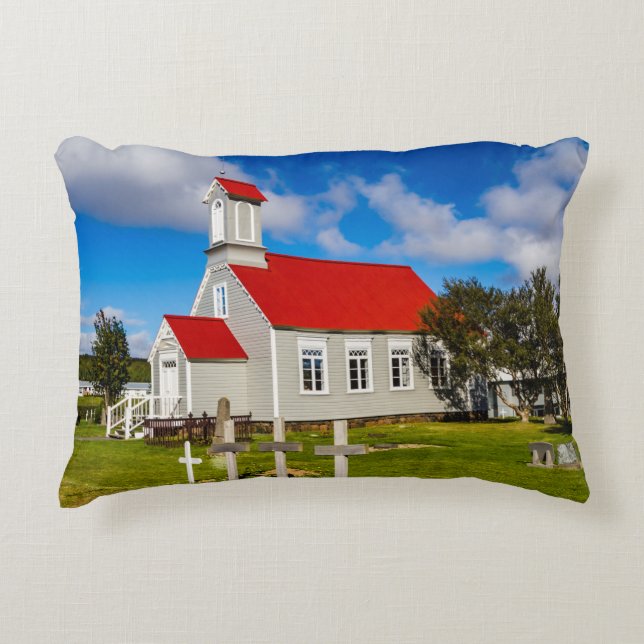 Almofada Decorativa Igreja Islandesa (Frente)