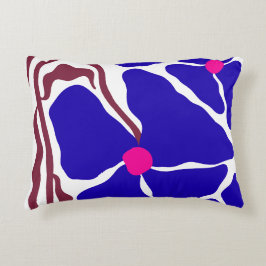 Almofada Decorativa Ilustração de Flores Arte