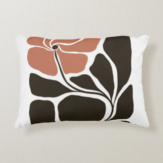 Almofada Decorativa Ilustração de Flores Arte