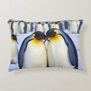 Almofada Decorativa Imperador Pinguins Natureza Animal