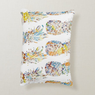 Almofada Decorativa Impressão de ananás colorida