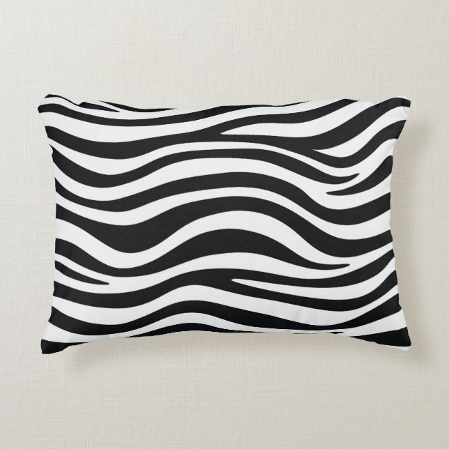 Almofada Decorativa Impressão zebra (Frente)