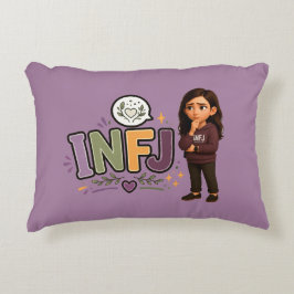 Almofada Decorativa INFJ — A Guardiã das Ideias