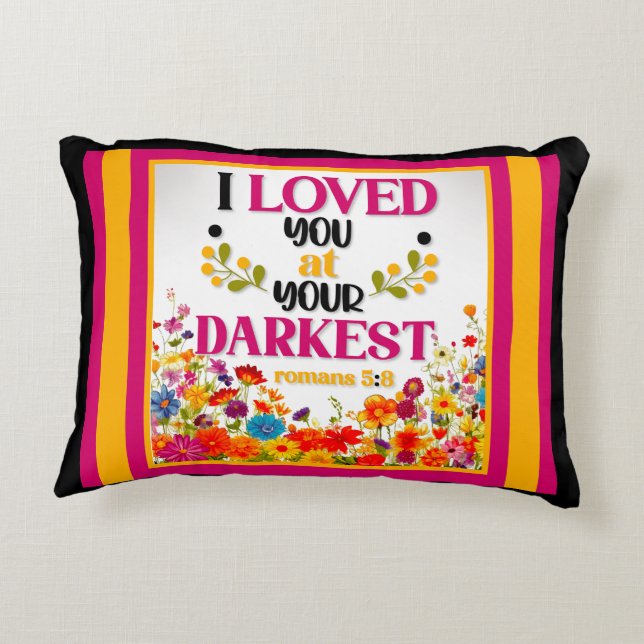 Almofada Decorativa Inspiração Floral Retroativa (Verso)