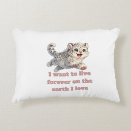 Almofada Decorativa Inspiração para a Conservação da Vida Selvagem do 