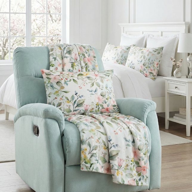 Almofada Decorativa Inspirado em flores de maçã (Criador carregado)