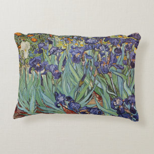 Almofada Decorativa Íris de Van Gogh Pintura Impressionista