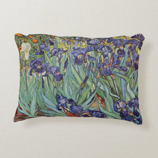 Almofada Decorativa Íris de Van Gogh Pintura Impressionista