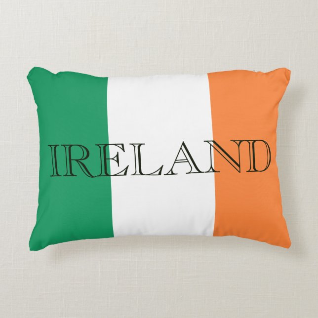 Almofada Decorativa Irish Flag Ireland tpcnt (Frente)