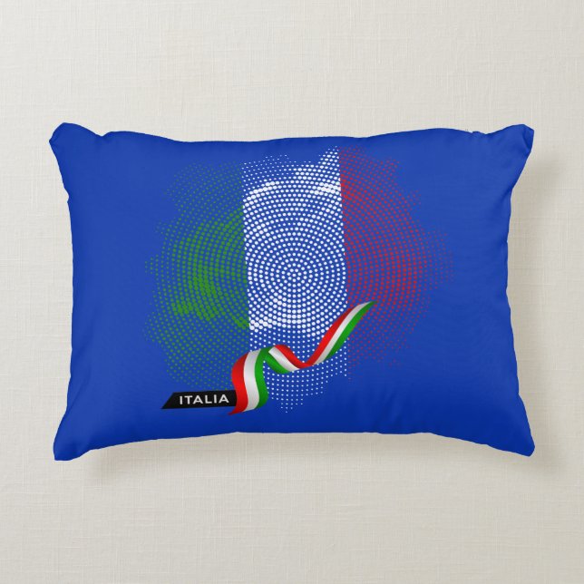 Almofada Decorativa Italian flag (Frente)