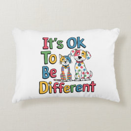 Almofada Decorativa It's ok to be different