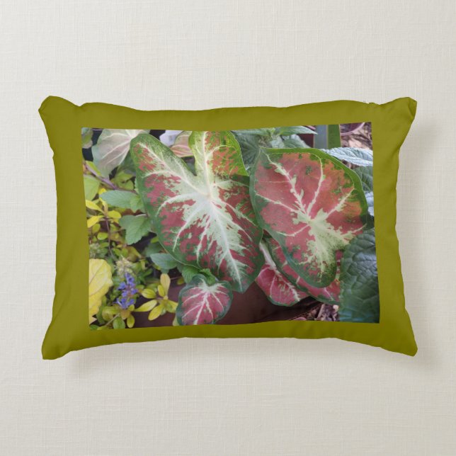 Almofada Decorativa Jardim de Caladium (Frente)